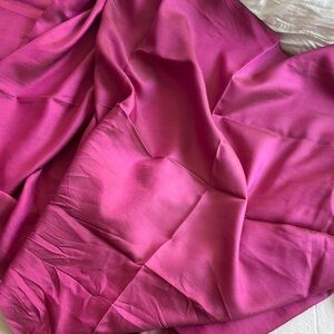 Vibrant Pink Silk Scarf